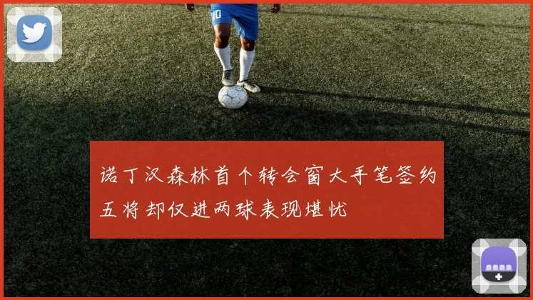诺丁汉森林首个转会窗大手笔签约五将却仅进两球表现堪忧